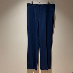 NWT Escada Tailored Blue Trousers Size 42 | $695 Designer Pants